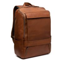 The Chesterfield Brand Rich Laptop Rucksack 15-15.6 Zoll - Echtes Leder - Cognac