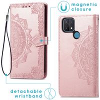 imoshion Mandala Klapphülle Oppo A15 - Roségold