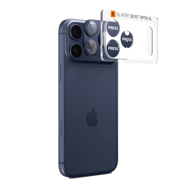 Spigen GLAStR EZ Fit Optik Kameraschutz für das Apple iPhone 17 Pro - Blue