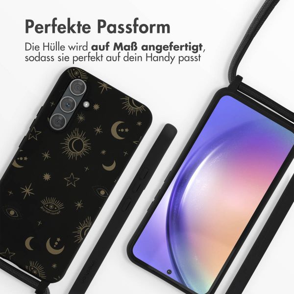imoshion SilikonHülle design mit Band Samsung Galaxy A54 (5G) - Sky Black