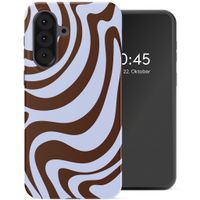 Selencia Vivid Back Cover Samsung Galaxy A37 (5G) - Dream Swirl Chocolate