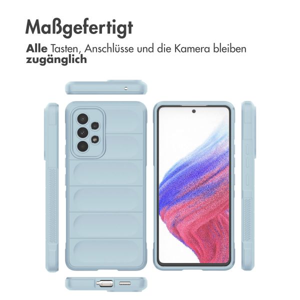 imoshion EasyGrip Back Cover für das Samsung Galaxy A53 - Hellblau