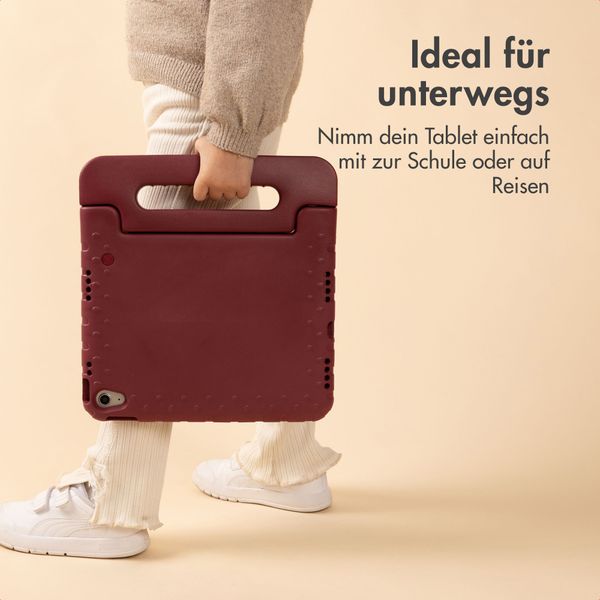 imoshion Schutzhülle mit Handgriff kindersicher Samsung Galaxy Tab A11 Plus / A9 Plus - Velvet Plum