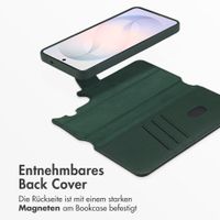 Accezz 2-in-1 Klapphülle aus Leder mit MagSafe Samsung Galaxy S26 - Cedar Green