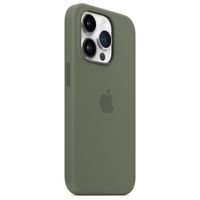 Apple Silikon-Case MagSafe für das Apple iPhone 14 Pro - Olive