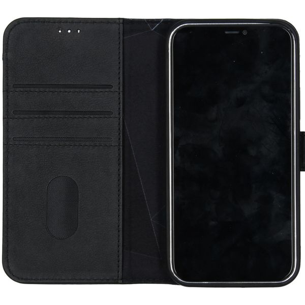 Decoded 2 in 1 Leather Klapphülle für das Apple iPhone 12 (Pro) - Schwarz