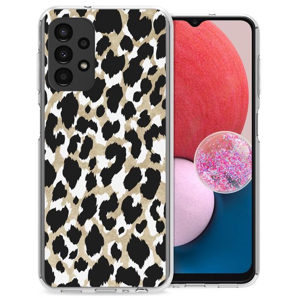 imoshion Design Hülle Samsung Galaxy A13 (4G) - Golden Leopard