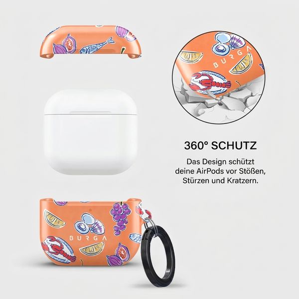Burga Hardcase Hülle Apple AirPods 4 - Sunset Dinner