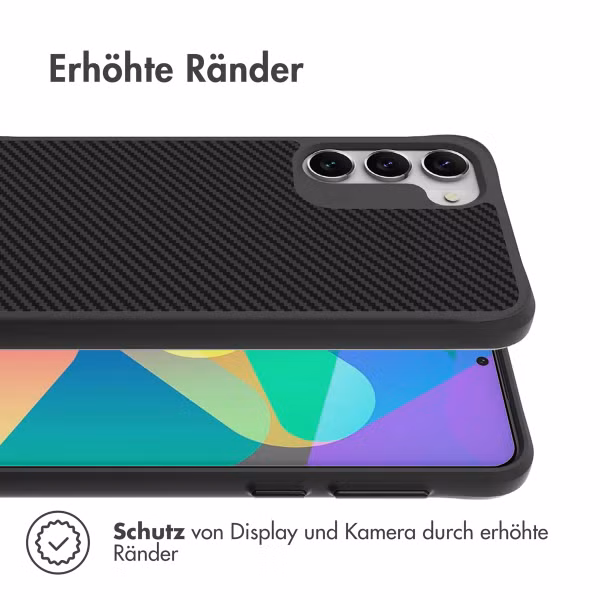 imoshion Rugged Hybrid Carbon Case für das Samsung Galaxy S23 - Schwarz