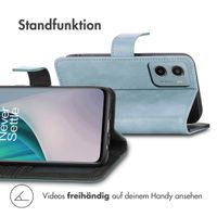 imoshion Luxuriöse Klapphülle Motorola Moto G05 / E15 - Hellblau