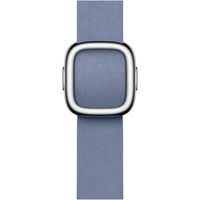 Apple Modern Buckle FineWoven für das  Apple Watch Series 1 t/m 9 / SE (38/40/41 mm) | Series 10 / 11 (42 mm) - Größe L - Lavender Blue