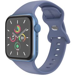 imoshion Silikon-Armband⁺ für  Apple Watch Series 1 t/m 11 / SE / Ultra (44/45/46/49 mm) - Größe M/L - Navy