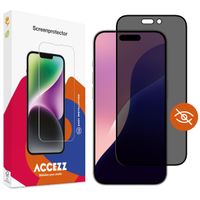 Accezz Privacy Displayschutz aus gehärtetem Glas für das Apple iPhone 16 Pro Max