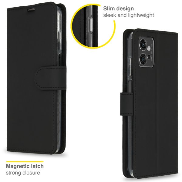 Accezz Wallet TPU Klapphülle für das Motorola Moto G32 - Schwarz