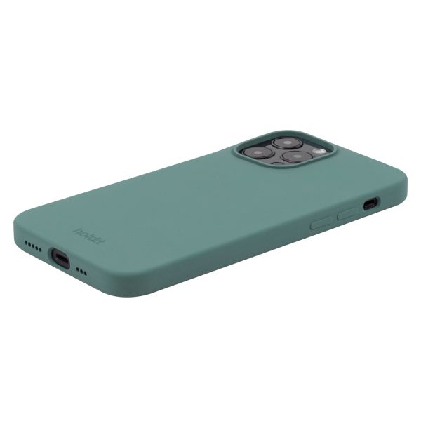 Holdit Silicone Case für das iPhone 14 Pro Max - Moss Green