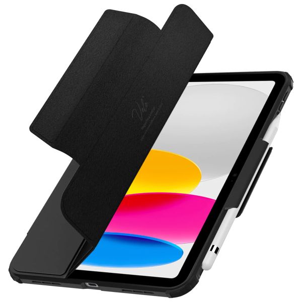 Spigen Klapphülle Ultra Hybrid Pro Apple iPad 11 (2025) 11 Zoll A16 / iPad 10 (2022) 10.9 Zoll - Schwarz