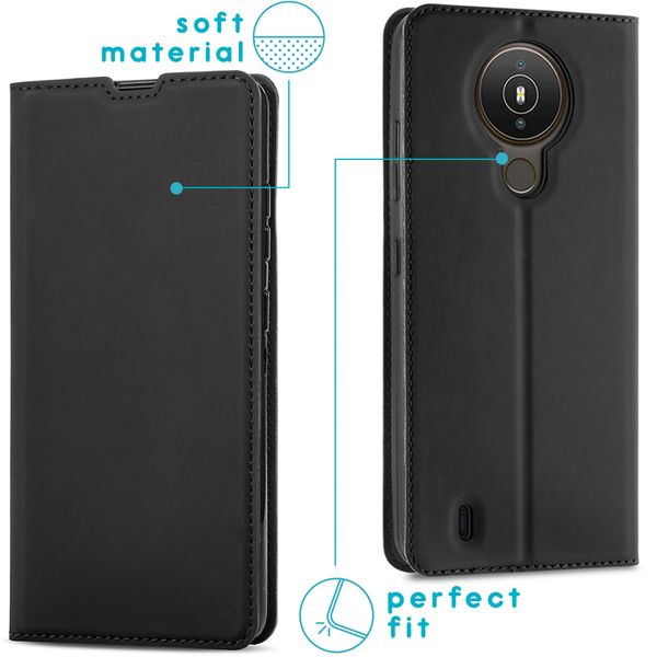 imoshion Slim Folio Klapphülle Nokia 1.4 - Schwarz