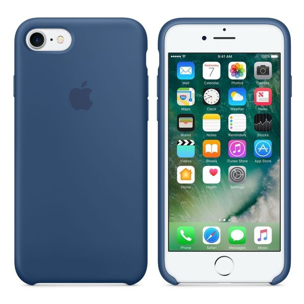 Apple Silikoncase Apple iPhone SE (2022 / 2020) / 8 / 7 - Ocean Blue