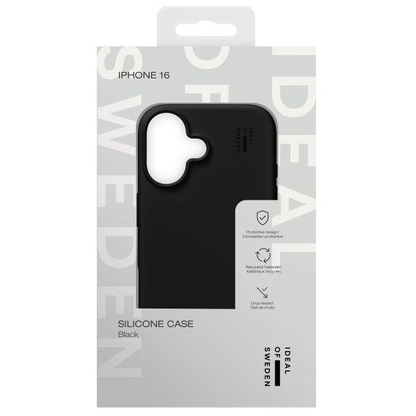 iDeal of Sweden Silikon Case für das iPhone 16 - Black