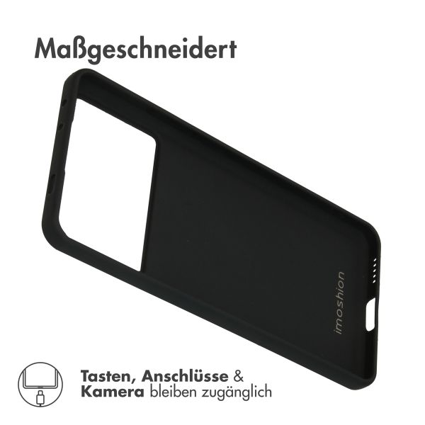 imoshion Color TPU Hülle für das  Xiaomi Poco X6 Pro - Schwarz