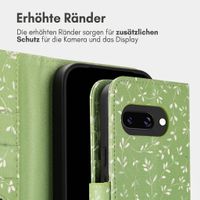 imoshion Design Klapphülle Google Pixel 9A - Green Flowers