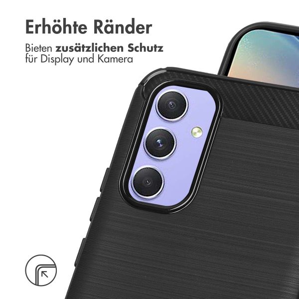 imoshion Brushed Back Cover Samsung Galaxy A54 (5G) - Schwarz