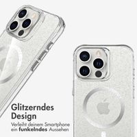 imoshion Klare Glitter Backcover mit MagSafe Apple iPhone 16 Pro - Silber