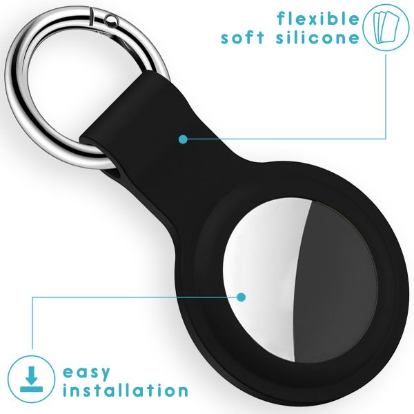 imoshion ﻿Liquid Silicone Keychain Case Apple AirTag - Schwarz