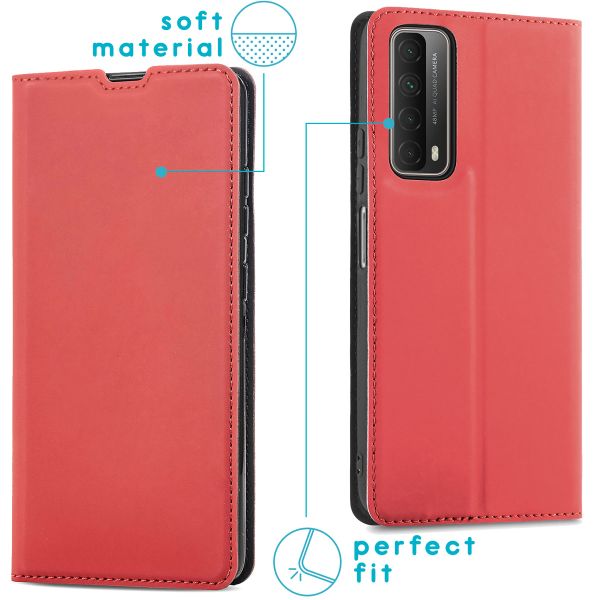 imoshion Slim Folio Klapphülle Huawei P Smart (2021) - Rot