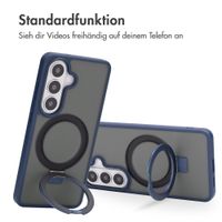 Accezz Ring Stand Backcover mit MagSafe Samsung Galaxy S26 - Blau