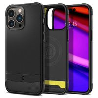 Spigen Rugged Armor Backcover MagSafe für das Apple iPhone 14 Pro Max- Schwarz