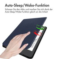 imoshion Slim Hard Case Klapphülle Pocketbook Verse Lite - Dunkelblau