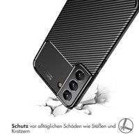 imoshion Carbon-Hülle für das Samsung Galaxy S22 Plus - Schwarz