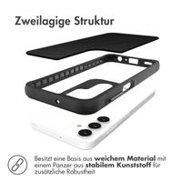 imoshion Rugged Hybrid Carbon Case Samsung Galaxy A25 (5G) - Schwarz