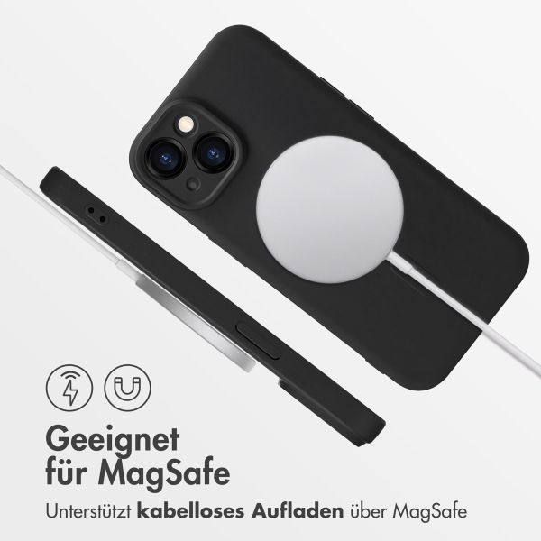 imoshion Color Back Cover mit MagSafe für das iPhone 15 - Schwarz