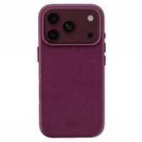 Accezz MagSafe Leather Backcover Apple iPhone 18 Pro / 17 Pro - Heath Purple