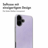 imoshion Design Hülle Apple iPhone 16 - Topo Lilac