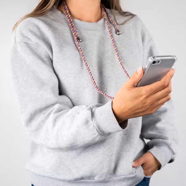 imoshion Transparentní zadní kryt s šňůrkou Apple iPhone 11 Pro - Violett