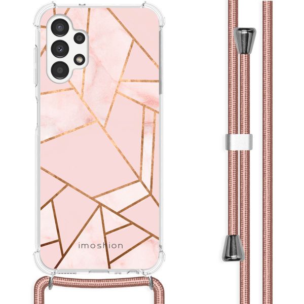 imoshion Design Hülle mit Band für das Samsung Galaxy A13 (4G) - Pink Graphic