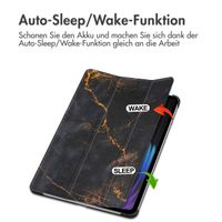 imoshion Design Trifold Klaphülle Xiaomi Pad 7 / 7 Pro - Black Marble