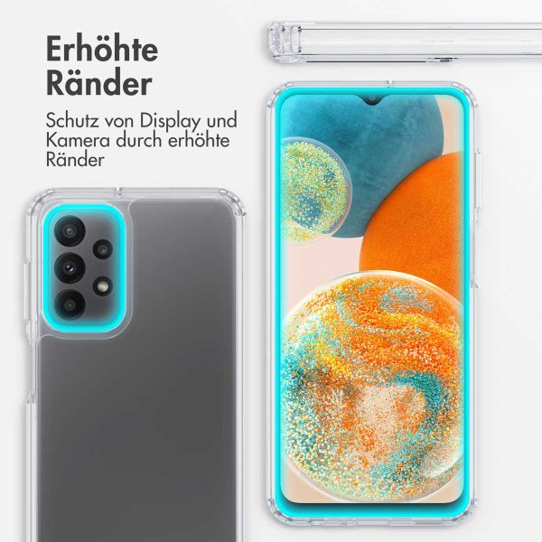 imoshion ﻿Back Cover mit Ständer für das Samsung Galaxy A23 (5G) - Transparent