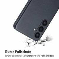 Accezz MagSafe Leather Backcover für das Samsung Galaxy S24 Plus - Onyx Black