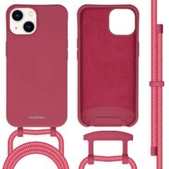 imoshion Color Backcover mit abtrennbarem Band Apple iPhone 14 - Red Raspberry
