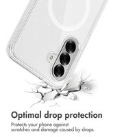 imoshion Sparkle Back Cover mit MagSafe Samsung Galaxy A56 - Glitzer Transparent