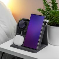 imoshion 3-in-1 Faltbares kabelloses Ladegerät Samsung - Galaxy Phone / Galaxy Buds / Galaxy Watch - Grau