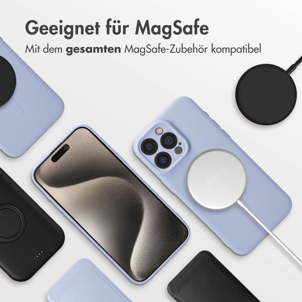 imoshion Color Back Cover mit MagSafe Apple iPhone 15 Pro Max - Lila