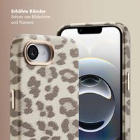 Selencia Sabi Backcover Leopardenmuster mit MagSafe Apple iPhone 16e - Soft Ivory