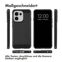 imoshion Brushed Back Cover Oppo Reno 16 F - Schwarz