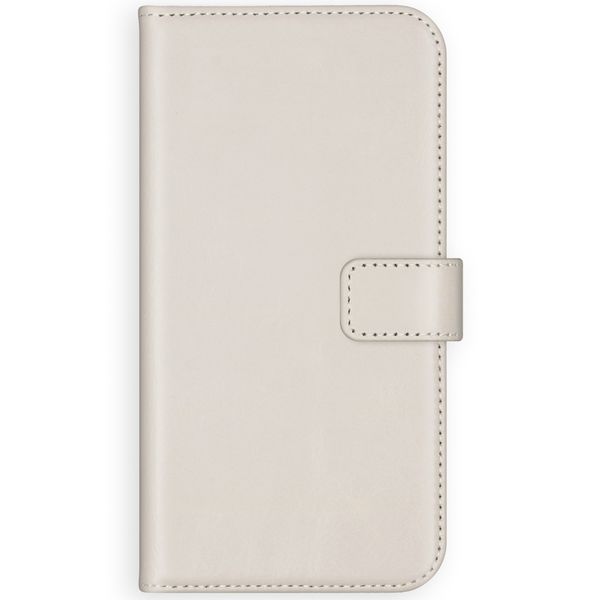 Selencia Echtleder Klapphülle Samsung Galaxy A72 - Greige