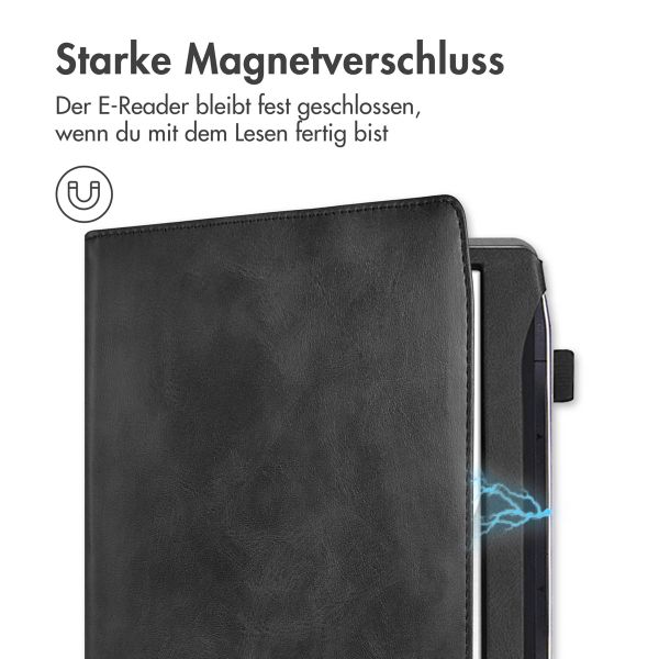 imoshion Klapphülle Sleepcover mit strap und stand Pocketbook Era Color - Schwarz